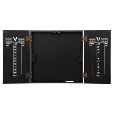 Viper Hideaway Dartboard Cabinet with Reversible Traditional and Baseball Dartboard (40-0375)