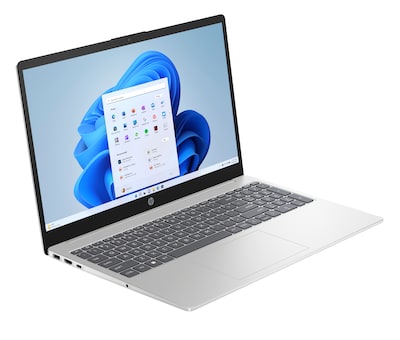 HP 15.6 Touchscreen Laptop, Intel Core Ultra 5 225, 8GB RAM, 512GB SSD, Windows 11 Home, Natural Silver (D4JK5UA#ABA)