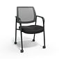 Union & Scale Essentials Mesh/Fabric Guest Chair, Black (UN61297-CC)