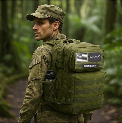 SaharaCase Raider Laptop Backpack, Large, Army Green (LT00090)