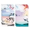 Better Office Japanese Watercolor Heavyweight File Folders, 1/3-Cut Tab, Letter Size, Assorted Color