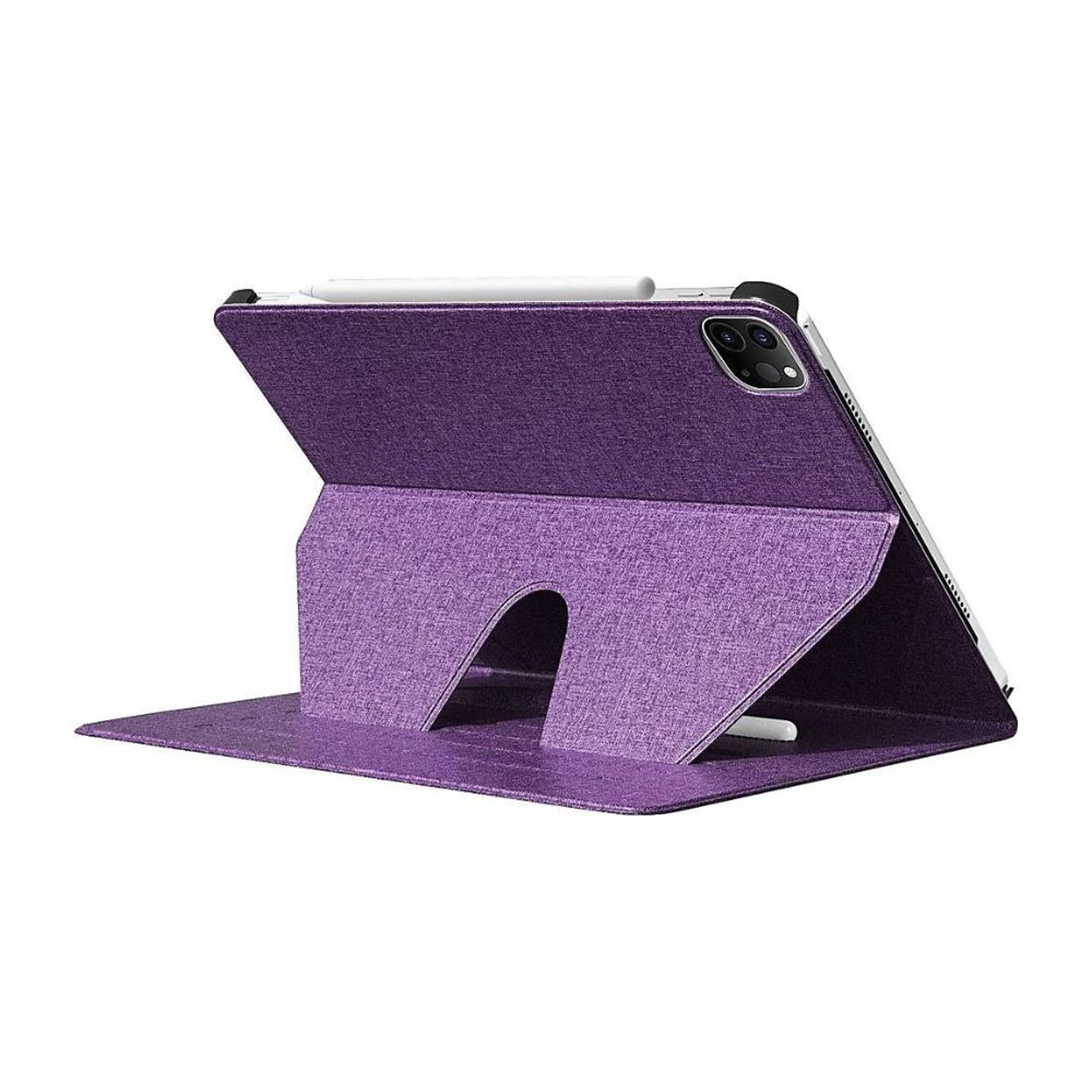 SaharaCase Multi-Angle Folio Case for Apple iPad Pro 12.9 (4th, 5th, and 6th Gen 2020-2022), Purple (TB00029)
