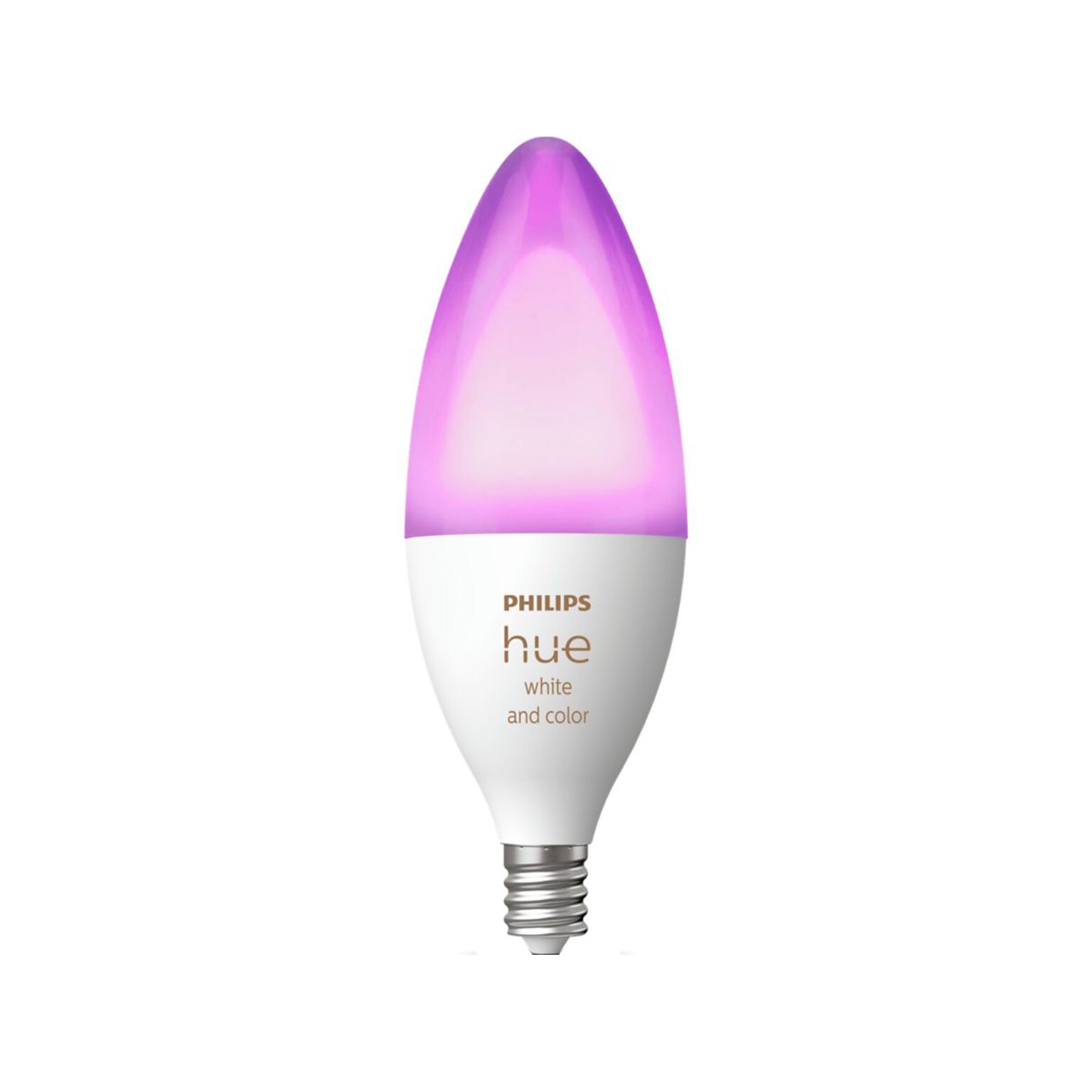 Philips Hue 50W Equivalent Candle LED Smart Light Bulb, White and Color  (556968)