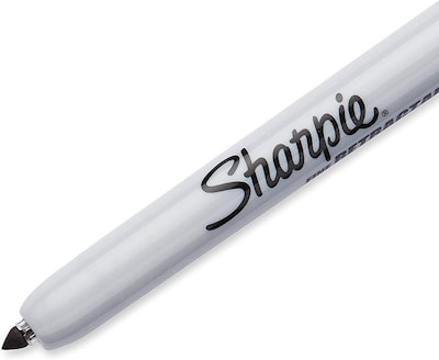 Sharpie Retractable Permanent Markers, Fine Tip, Black, 12/Pack (32701)