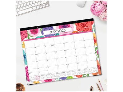 2023-2024 Blue Sky Mahalo 22 x 17 Academic Monthly Desk Pad Calendar, Multicolor (100157-A24)