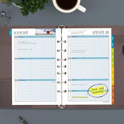 2027 AT-A-GLANCE Zenscapes 8.5 x 5.5 Weekly & Monthly Planner Refill Pages (281-285Y-27)