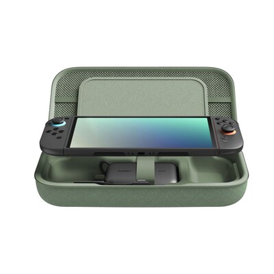 Belkin Gaming Charging Case, Nintendo Switch 2 Compatible, Pistachio Green (ENA001FQSE-V1)