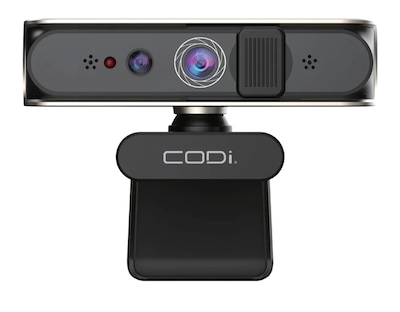 CODi Allocco 1080P IR Facial Recognition Webcam, Black  (A05023)