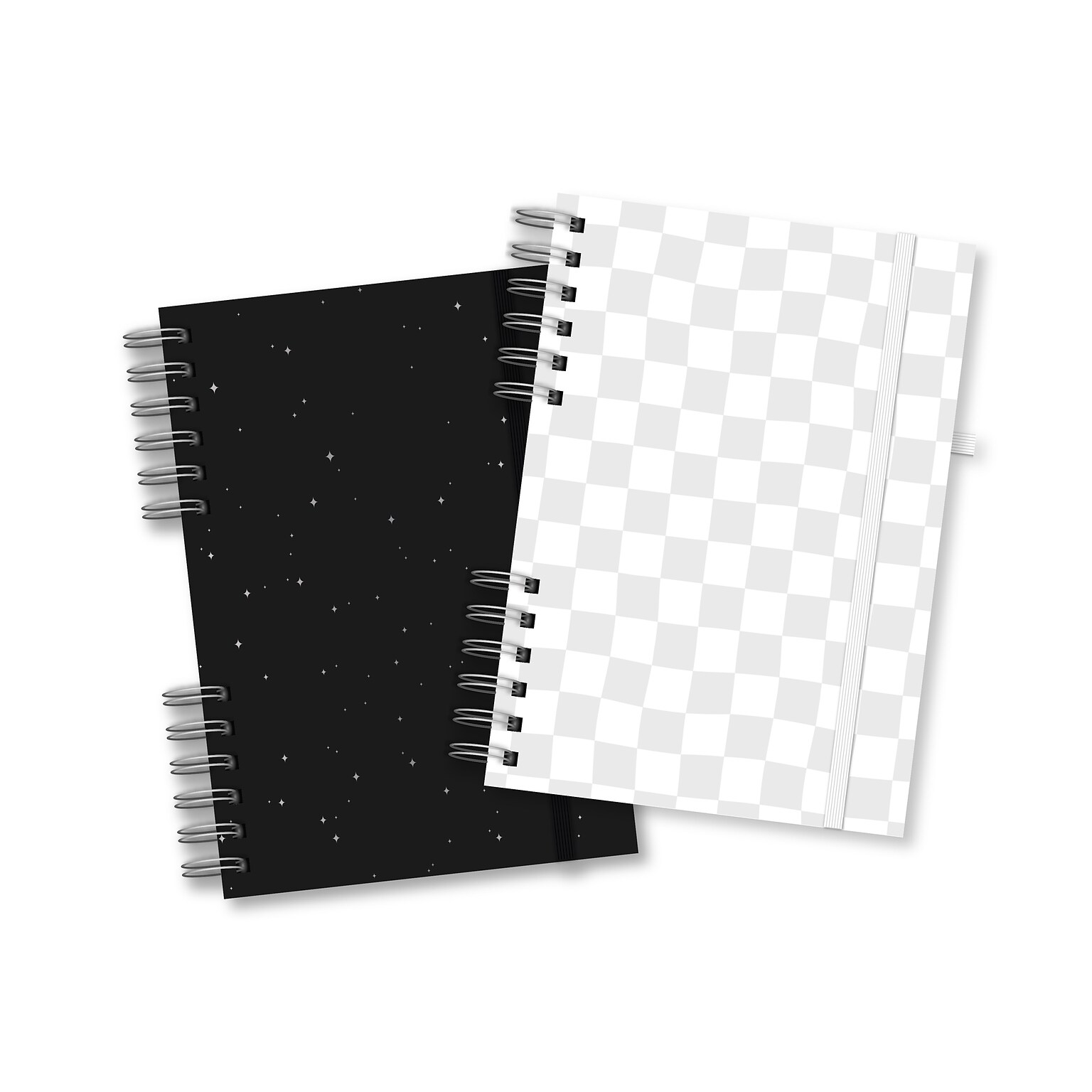 Astrobrights Twin Wire Journal, 6.5 x 8.25, Assorted Colors, 180 Pages, 2/Pack (91556)