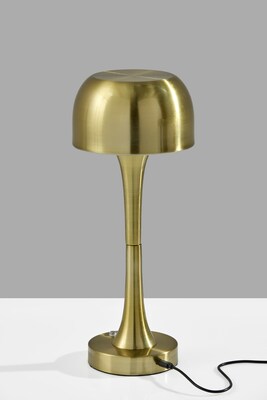 Adesso Jimmy LED Table Lamp, Antique Brass (2602-21)