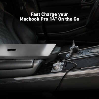 CODi 65W Triple Car Charger, USB-A & USB-C Outputs, Black (A01111)