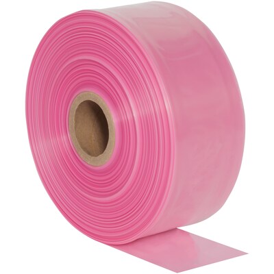 4 Mil Poly Tubing, 12 x 750, Pink (PTAS1204)