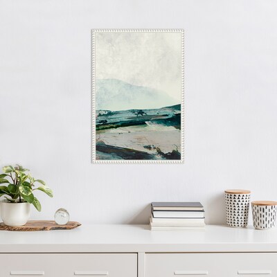 Amanti Art Mountain Mists by Dan Hobday Framed Canvas Wall Art Print, 16 x 23 (A42678302528)