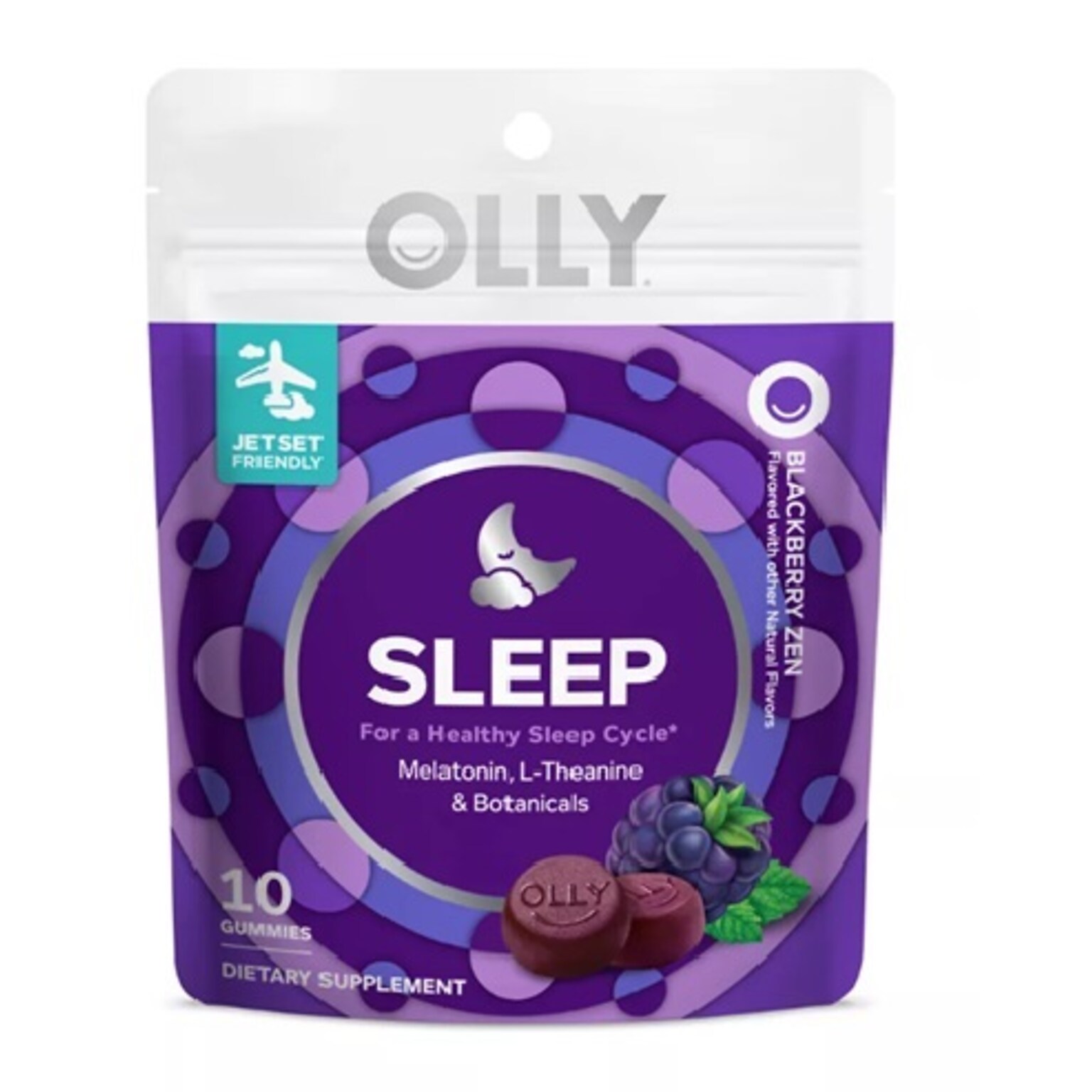 OLLY Sleep Gummy, Blackberry Zen, 10/Pack (01517)