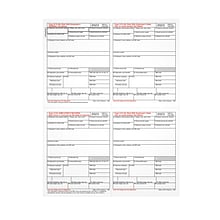 TOPS Employees Copies Cut Sheet 2023 W-2 Tax Form, 1-Part, 100/Pack (LW24UPALT100)