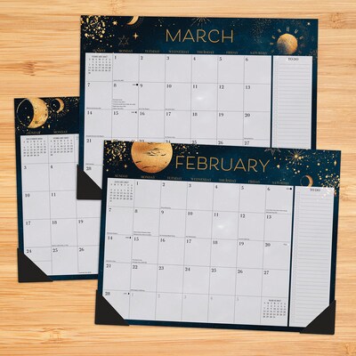 2027 Willow Creek Modern Minimalist 22 x 17 Monthly Desk Pad Calendar, Assorted Colors (66607)
