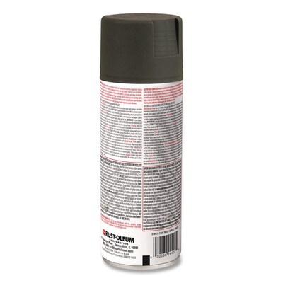 Rust-Oleum Camouflage Spray Paint, 12 oz. Aerosol Can, Flat Deep Forest Green, 6/Carton (RST279175CT)