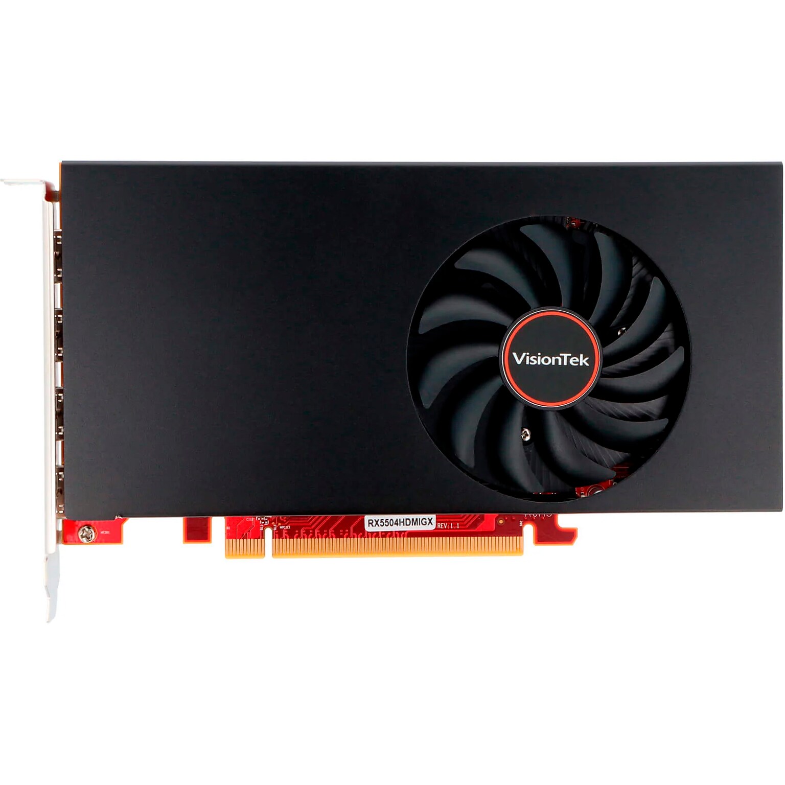 VisionTek AMD Radeon RX 550 4M PCI Express 3.0 4GB GDDR5 Graphics Card, 1500MHz, Black (901459)