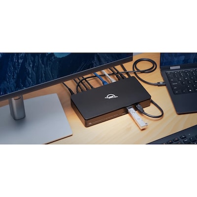 OWC Thunderbolt 5 Dual 10GbE Network 11-Port Docking Station - Black
