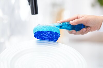 Scotch-Brite Scrub Dots Non-Scratch Dishwand, Blue/Purple (690-4)