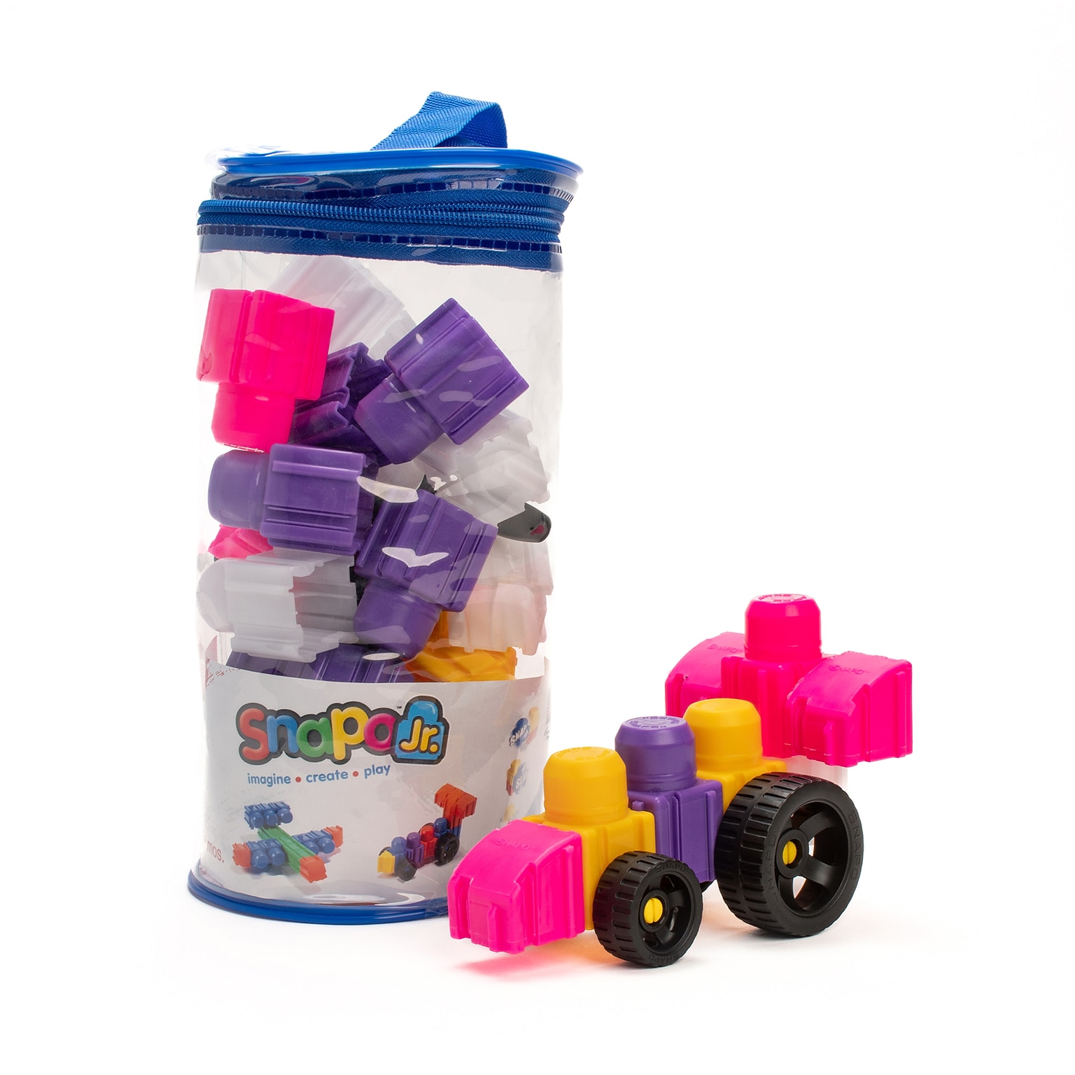 Snapo Jr. Building Blocks Princess Creator Kit, 40 Pieces/Set (SNP3240P)