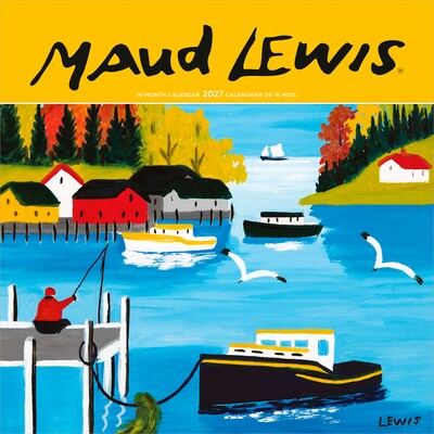 2027 BrownTrout Maud Lewis AGNS 8.5 x 8.5 Monthly Wall Calendar, Assorted Colors (9781525617522)