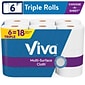 Viva Choose-A-Sheet Multi-Surface Cloth Paper Towels, 2-Ply, 165 Sheets/Roll, 6 Rolls/Pack (53663)