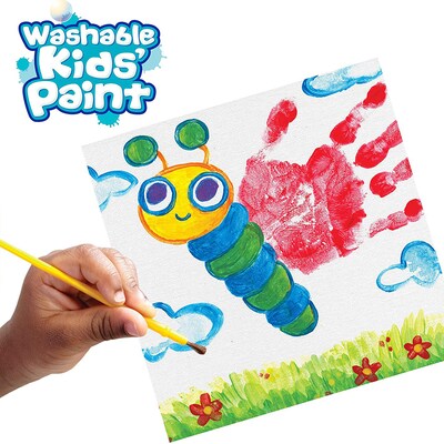 Crayola Washable Kids Paint Set & Paintbrush, Asorted Colors, 6 Sets/Bundle (BIN540125-6)