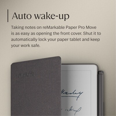 reMarkable Mosaic Weave Book Folio for 7.3" Paper Pro Move Paper Tablet, Basalt (RM11A-1001NW)