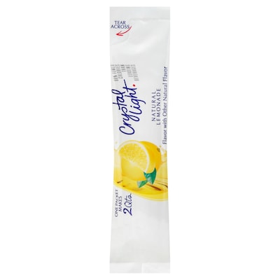 Crystal Light On-The-Go Sugar-Free Lemonade Powdered Drink Mix, 8.6 oz., 16/Box (220-00552)