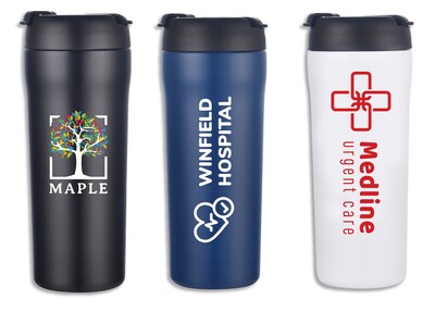 Custom Whistler Dual Sipper Stainless Steel Travel Tumbler 25 oz