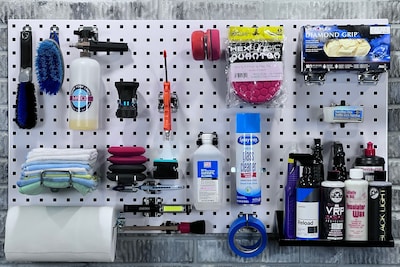Triton Products LocBoard Kit, (2) 24" x 42-1/2" x 9/16" Steel Square Hole Pegboards, 63 Assorted Hooks (LB2-KIT)