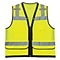 GloWear 8253HDZ Heavy-Duty Mesh Surveyors Vest, ANSI Class R2, 4XL/5XL, 1 pack (23329)