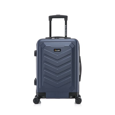 US Army FOX 20" Hardside Carry-On Suitcase, 4-Wheeled Spinner, TSA Checkpoint Friendly, Navy Blue (USLFOX00S-BLU)