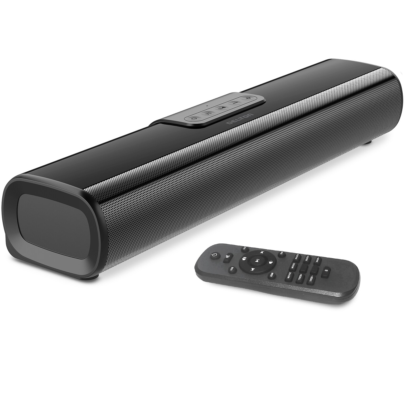 Delton SB380 SB380 50-Watt Bluetooth Computer Soundbar, Black (DSB380)