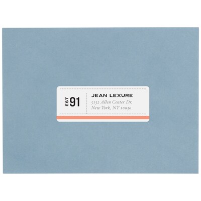 Avery EcoFriendly Laser/Inkjet Address Labels, 1" x 2-5/8", White, 3,000 Labels/Box (48460)