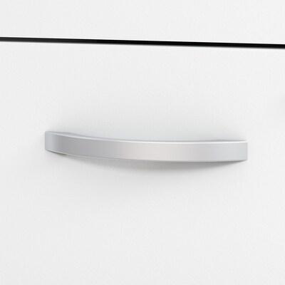 Bush Business Furniture Studio C 72"W Office Desk with Mobile File Cabinet, White (STC013WH)