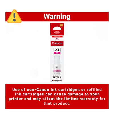 Canon GI-23 Magenta Standard Yield Ink Cartridge Refill (4678C001)