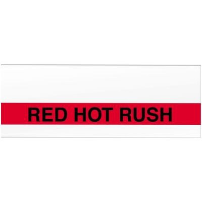 Goodwrappers Identi-Wrap Printed Film-RED HOT RUSH, 6/Case