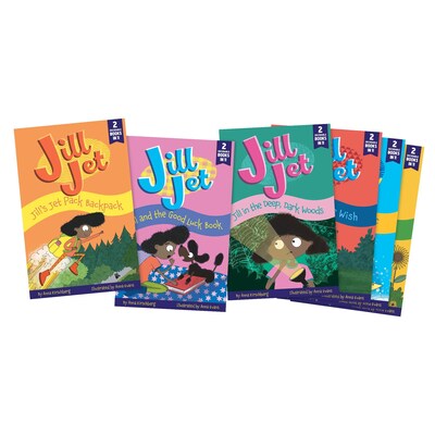 Junior Learning Jill Jet Decodable Chapter Books Phase 3. 6/Set (JRLBB161)