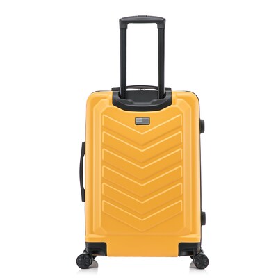 US Army FOX 25.79" Hardside Suitcase, 4-Wheeled Spinner, TSA Checkpoint Friendly, MUSTARD (USLFOX00M-MUS)
