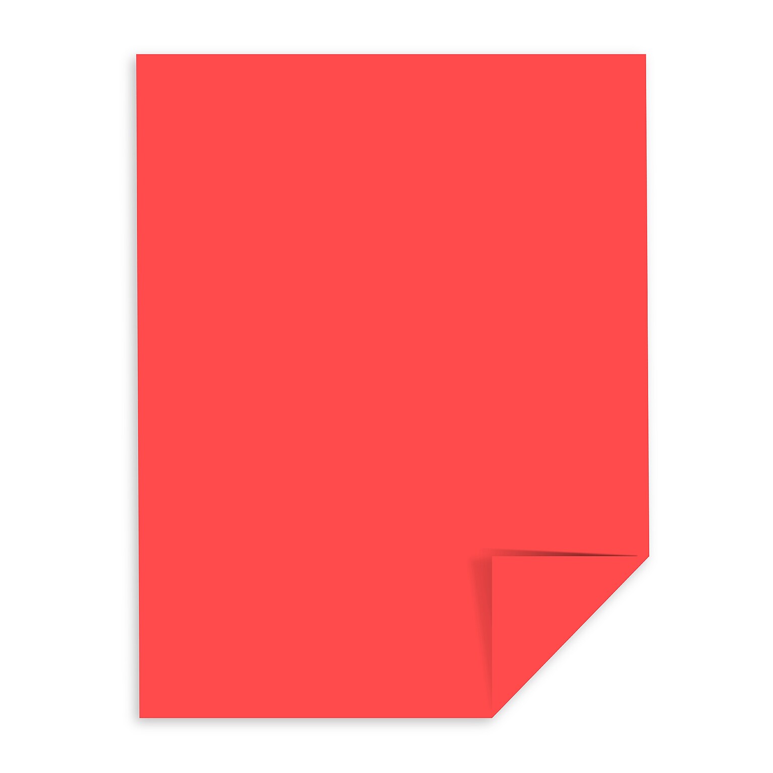 Astrobrights 65 lb. Cardstock Paper, 8.5 x 11, Rocket Red, 2,000 Sheets/Carton (22841CT)