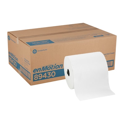 enMotion Hardwound Paper Towels, 1-ply, 700 ft./Roll, 6 Rolls/Carton (89430)