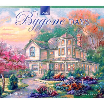 2027 BrownTrout Bygone Days 14 x 12 Monthly Wall Calendar, Assorted Colors (9798330715985)