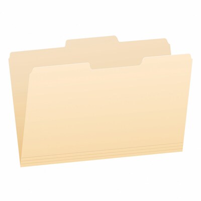 Pendaflex File Folder, 1/3-Cut Tab, Center Position, Legal Size, Manila, 100/Box (753 1/3-2)