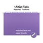 Staples Heavy Duty Hanging File Folders, 1/5-Cut Tab, Legal Size, Assorted Colors, 25/Box (345001)