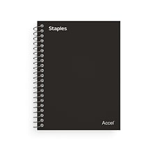 TRU RED™ Premium Mini 1-Subject Notebook, 3.5 x 5.5, College Ruled, 200 Sheets, Black (TR58288)