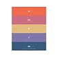 2024-2026 Willow Creek One-Step Stripe 7.5" x 9.5" Academic Monthly Planner, Paper Cover, Multicolor (47637)