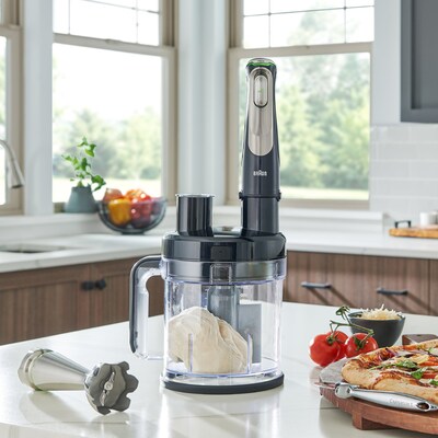 Braun MultiQuick 9 Hand Blender & Food Processor Kit, Black (MQ9187XL)