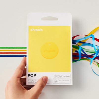 Chipolo POP Bluetooth Tracker, Yellow (RWS.0000002)